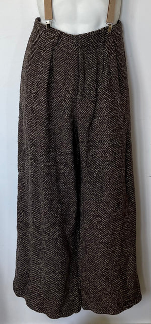 COSTUME RENTAL - J22G 1920's Tweed Pants 32"