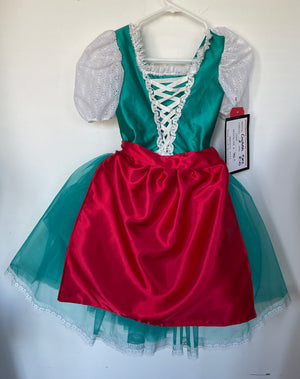 COSTUME RENTAL - I72B Italian Cultural dress - Child Age 8-10 2pc