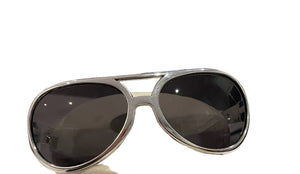 ACCESS: Glasses, 1970's (black with silver frame)