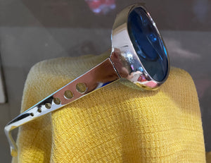 ACCESS: Glasses, 1970's (blue with silver frame)