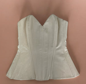 COSTUME RENTAL - G63 White Corset 1pc Small