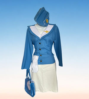 COSTUME RENTAL - O1 Pan Am Flight Attendant  Small 6 pcs - NOT AVAILABLE OCT 25-29