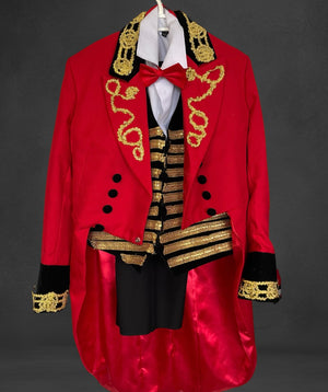 COSTUME RENTAL - C63 The Greatest Showman Suit - Medium  7 pc NOT AVAILABLE