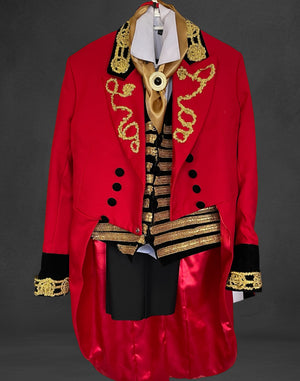 COSTUME RENTAL - C63 The Greatest Showman Suit - Medium  7 pc NOT AVAILABLE