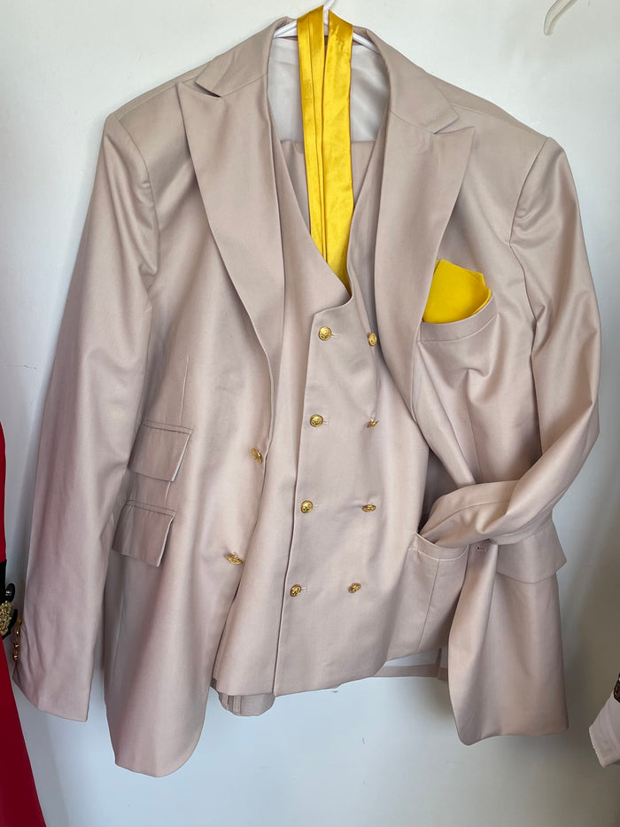 COSTUME RENTAL - J39A 1920's Great Gatsby Suit 5 pc XL