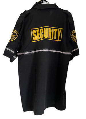 COSTUME RENTAL: O60 Security Shirt and Hat Large  2 pc