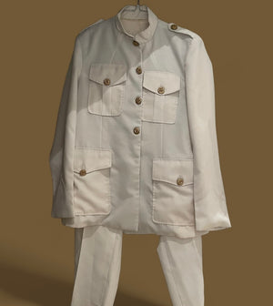 COSTUME RENTAL - O7B Navy Officer Jacket and Pants 2 pc Large