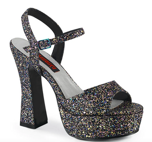 SHOE RENTAL - Z113 Women's Multi Glitter Dolly Shoes, Size 8
