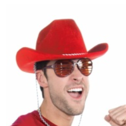 HAT: Cowboy hat red