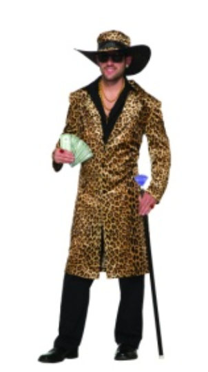 ADULT COSTUME: Funky Leopard Jacket