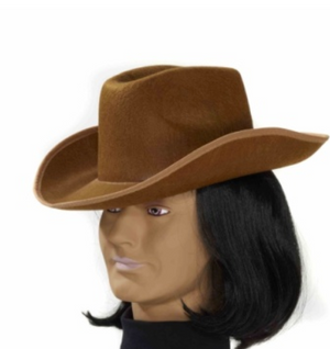 HAT: Cowboy hat brown
