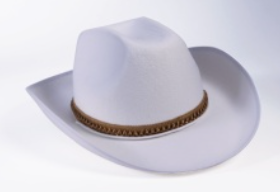 HAT: Cowboy hat white