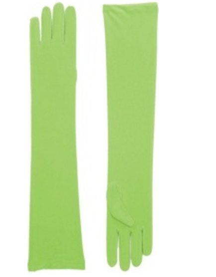 ACCESS: Gloves, Lime Green Formal
