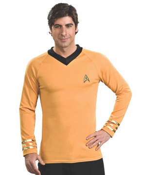 COSTUME RENTAL - D37A Star Trek Shirt Kirk 1 pc
