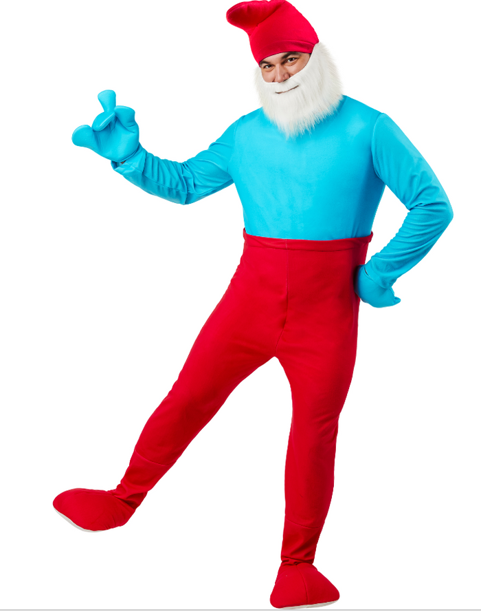 COSTUME RENTAL - D95 Papa Smurf  4 pc Large