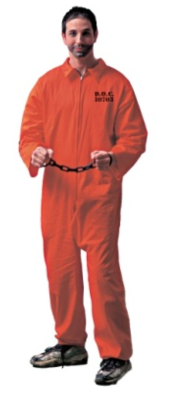 ADULT COSTUME:  Jailbird