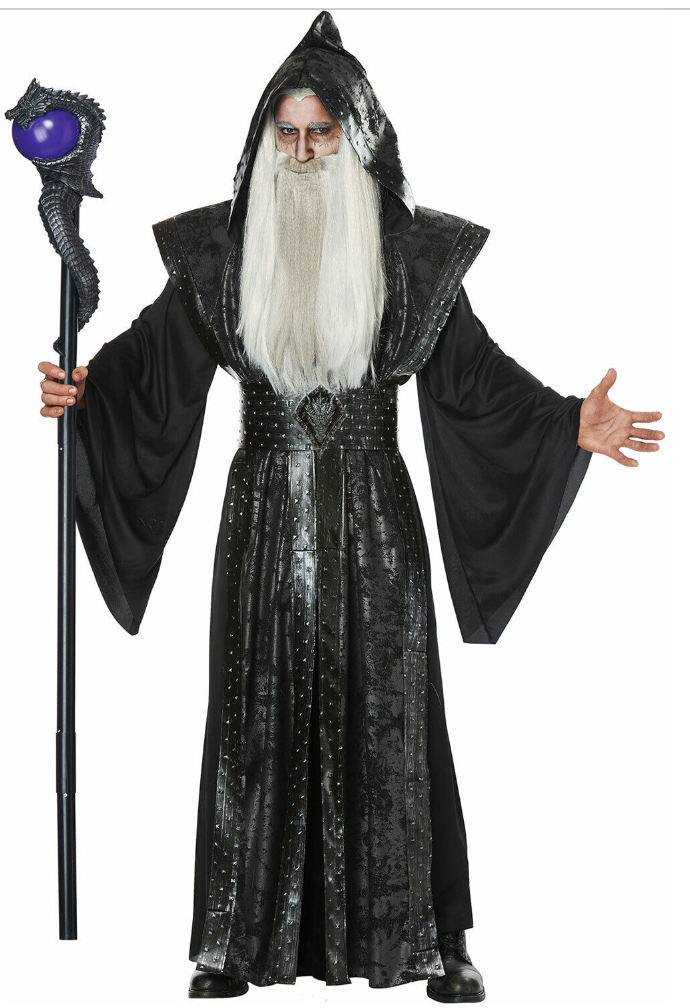 COSTUME RENTAL - A63A Wizard - 3 pc Large