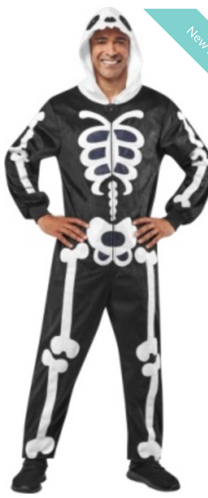 ADULT COSTUME:  Comfy Skeleton