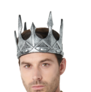HAT:  Silver Foam Crown