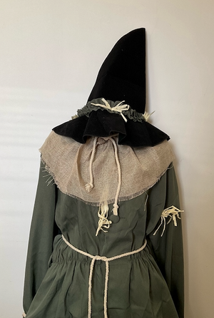 COSTUME RENTAL - D50A Scarecrow from Oz Large  5 pcs