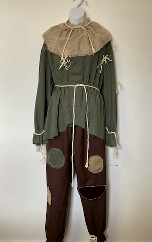 COSTUME RENTAL - D50A Scarecrow from Oz Large  5 pcs