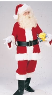 COSTUME RENTAL - S133 SUPER SANTA  - STANDARD SIZE 40-48 13PC