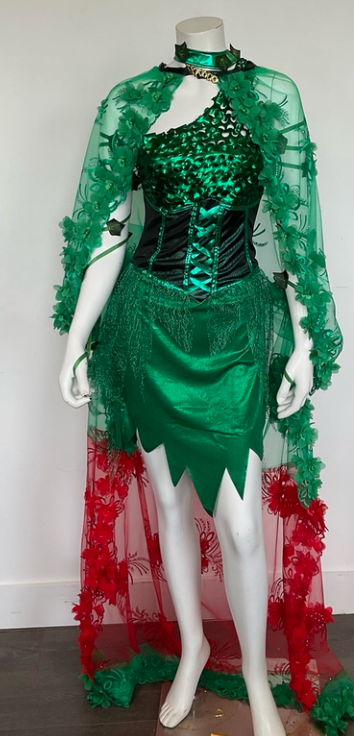 COSTUME RENTAL - E10 Poison Ivy - M/L  6 pcs