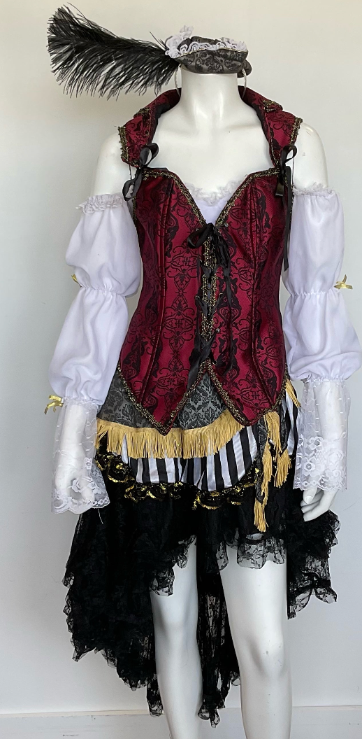 COSTUME RENTAL - G17 Pirate Lady 4 pc small