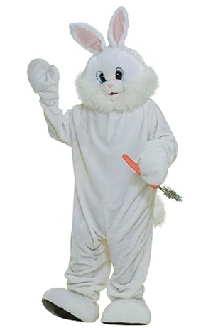 ADULT COSTUME: Plush Bunny Mascot