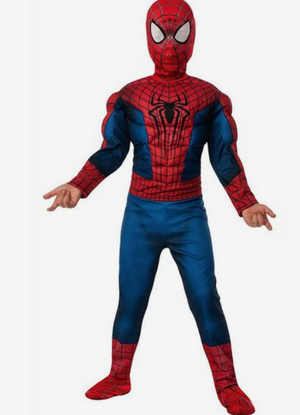 KIDS COSTUME: Spiderman #2 Muscle Chest   Age 5-7