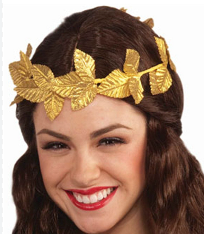 ACCESS: Gold Leaf Wreath Headband