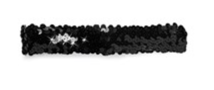 ACCESS: Headband, DIsco Sequin Black