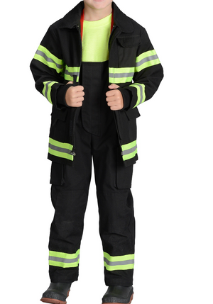 KIDS COSTUME: Fire man MEDIUM AVAILABLE ONLINE ONLY