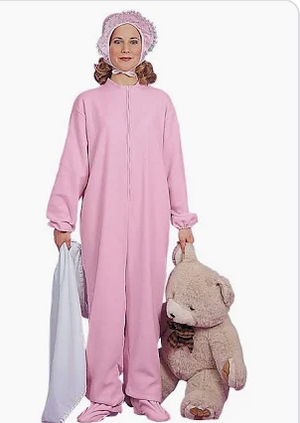 ADULT COSTUME: Big Baby Pink