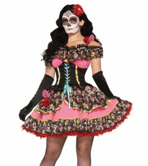 ADULT COSTUMES:  Day of the Dead Seniorita M