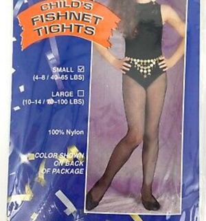 ACCESS: Tights, CHILD SIZE Fishnets , Black