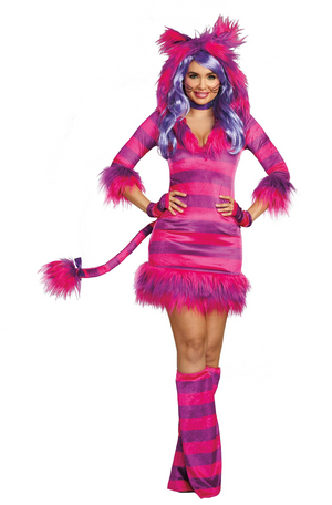 COSTUME RENTAL - D23B Chesire Cat  6 pcs Large