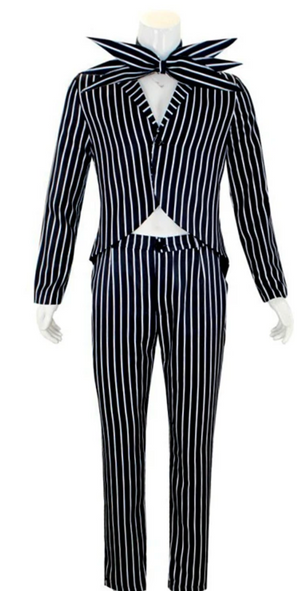 COSTUME RENTAL - D35B Jack Skellington 6 pc Large