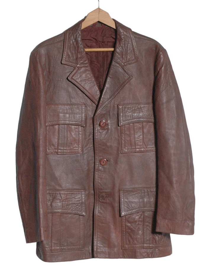 COSTUME RENTAL - X58B Donny Brasco Jacket Chocolate Brown