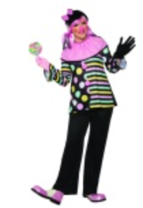 ADULT COSTUME: Pastel Clown