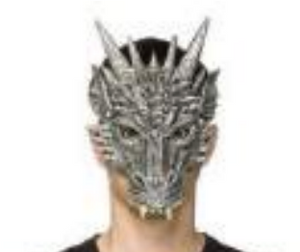 MASK: Supersoft Silver Sentinel Dragon Mask