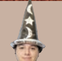 HAT:  Leatherlike Wizard Hat