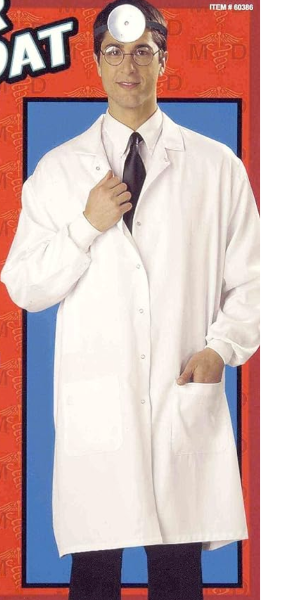 ADULT COSTUME: Lab Coat