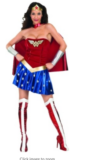 ADULT COSTUME:Wonderwoman