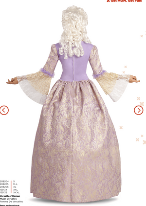 COSTUME RENTAL - B25A Queen Charlotte Dress Medium