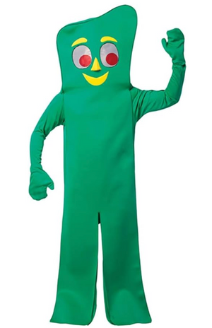 ADULT COSTUME: Gumby one size adult