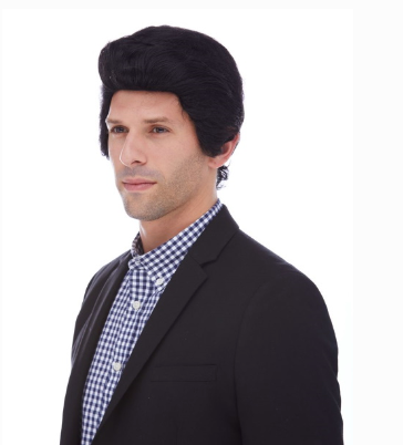 WIG- Salesman Black Men's Wig