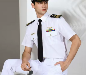 COSTUME RENTAL - O4B SHIP CAPTAIN SHIRT - Large 5 pc