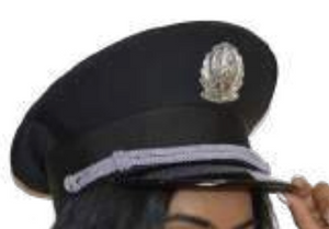 COSTUME RENTAL - Z461 Black Commander's Hat RENTAL