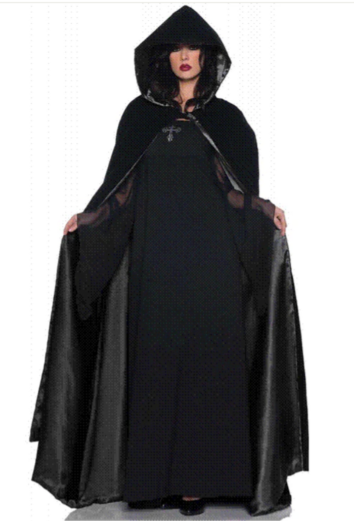 ACCESS: Cape, 63" Deluxe Velvet Satin Cape